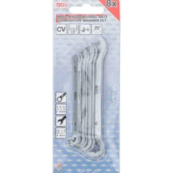 BGS Maul-Ringschlüssel-Satz Mini-Ausführung SW 4 - 10 mm 8tlg. - 8646