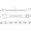 BGS Maul-Ringschlüssel SW 9/16" - 30193