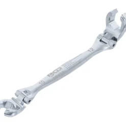 BGS Offener Doppel-Ringschlüssel für Bremsleitungen und Gelenke SW 10 x 12 mm - 30413