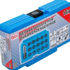 BGS Reparatursatz für Zündkerzengewinde M14 x 1,25 mm 16tlg. - 149