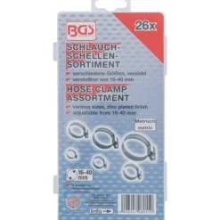 BGS Schlauchklemmen-Sortiment Ø 16 - 40 mm 26tlg. - 8055