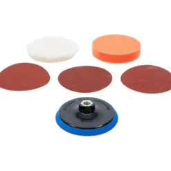 BGS Schleif- und Polierscheiben-Satz Ø 125 mm - 8592