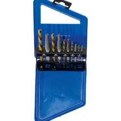 BGS Schraubenausdreher- & Linksbohrer-Satz HSS titan-nitriert 2 - 7,5 mm 10tlg. - 6780
