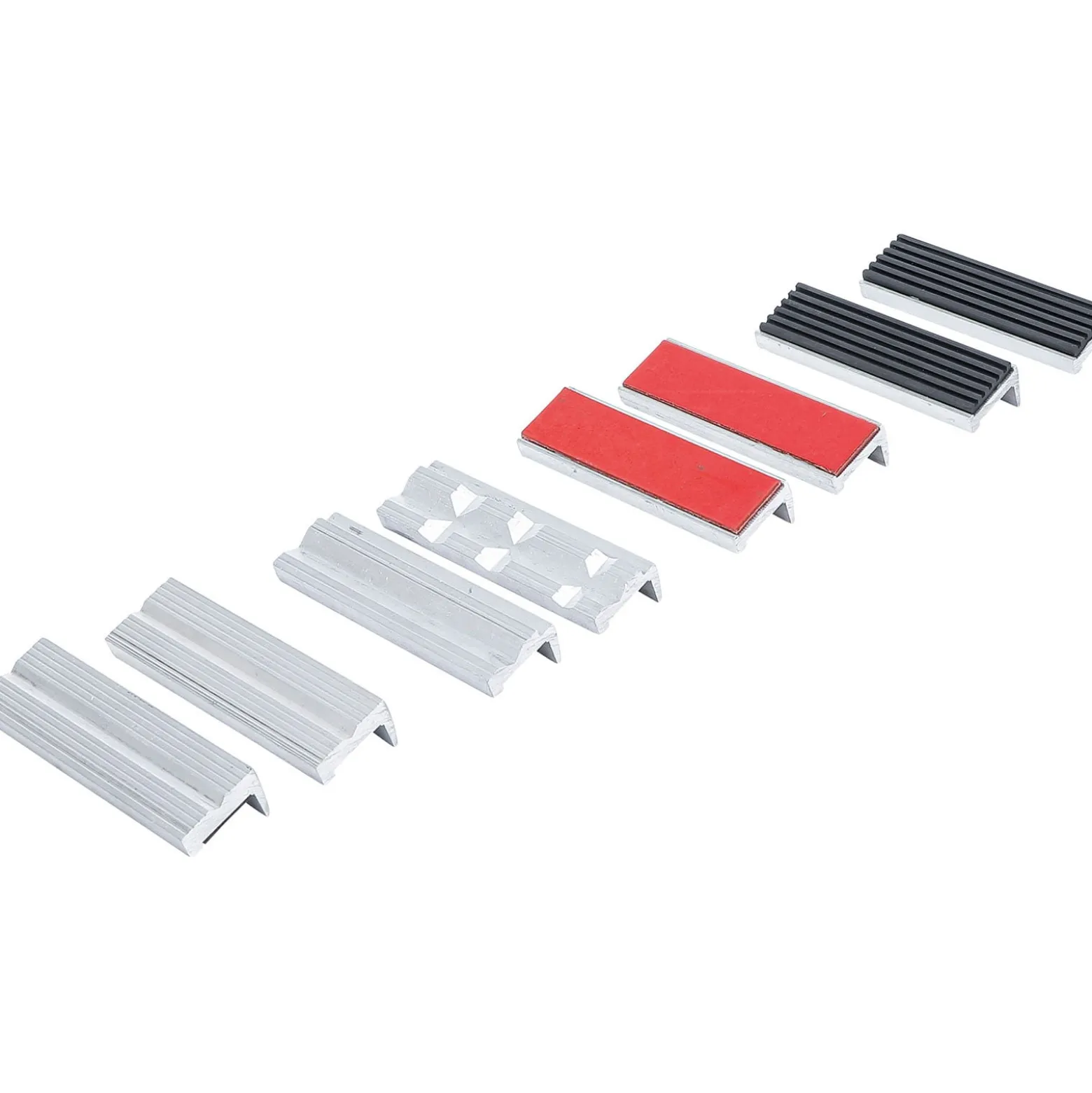 BGS Schraubstock-Schutzbacken-Satz Aluminium 100 mm 8tlg. - 8442