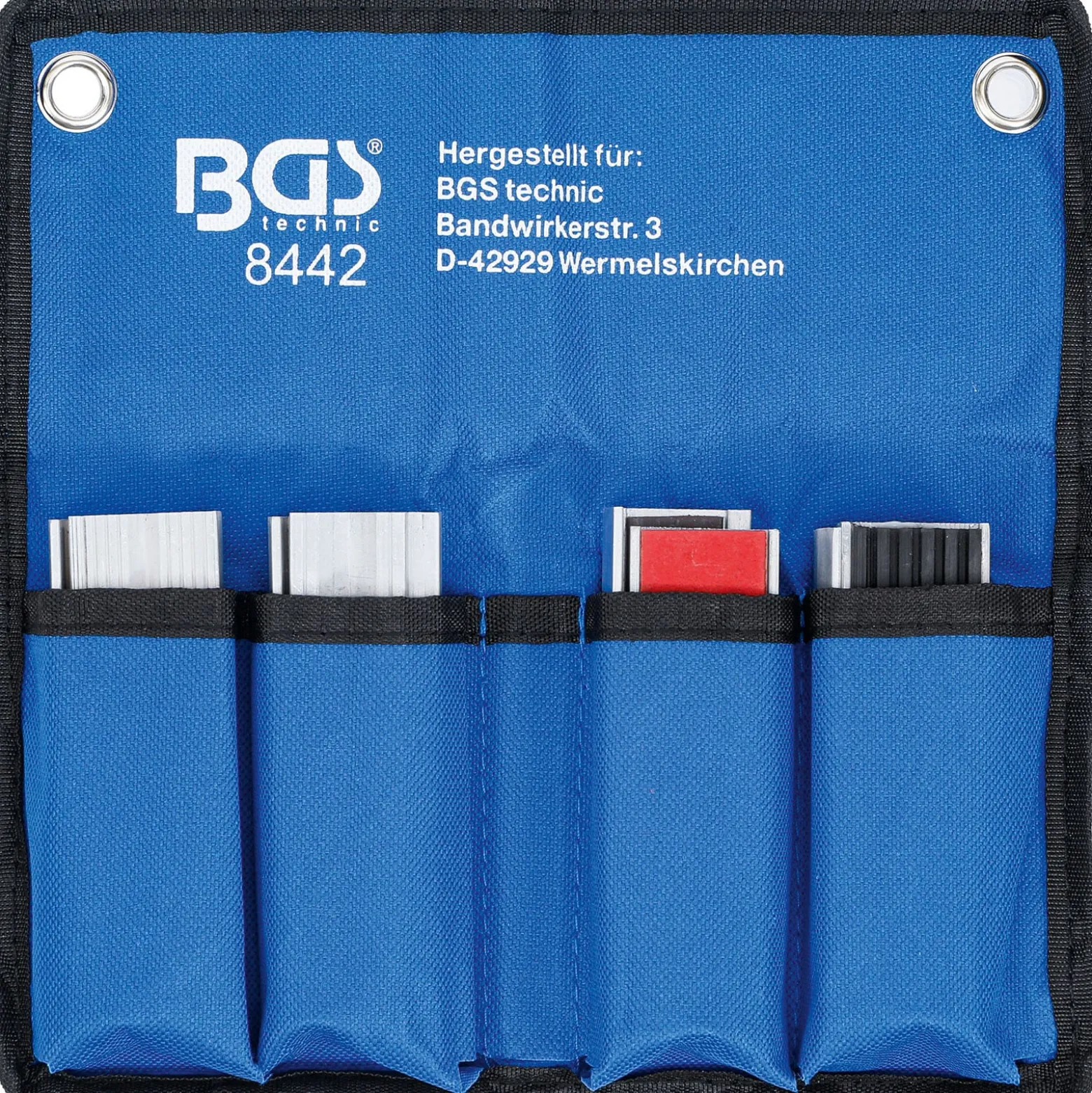 BGS Schraubstock-Schutzbacken-Satz Aluminium 100 mm 8tlg. - 8442
