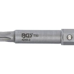 BGS Spezial-Bit zur Demontage der Riemenräder an Lichtmaschinen T-Profil (für Torx) T50 x 64 mm - 4248-2