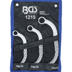 BGS Starter- und Blockschlüssel-Satz SW 10x13 - 17x19 mm 3tlg. - 1215