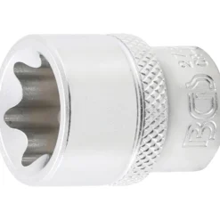 BGS Steckschlüssel-Einsatz E-Profil Antrieb Innenvierkant 10 mm (3/8") SW E20 - 2715