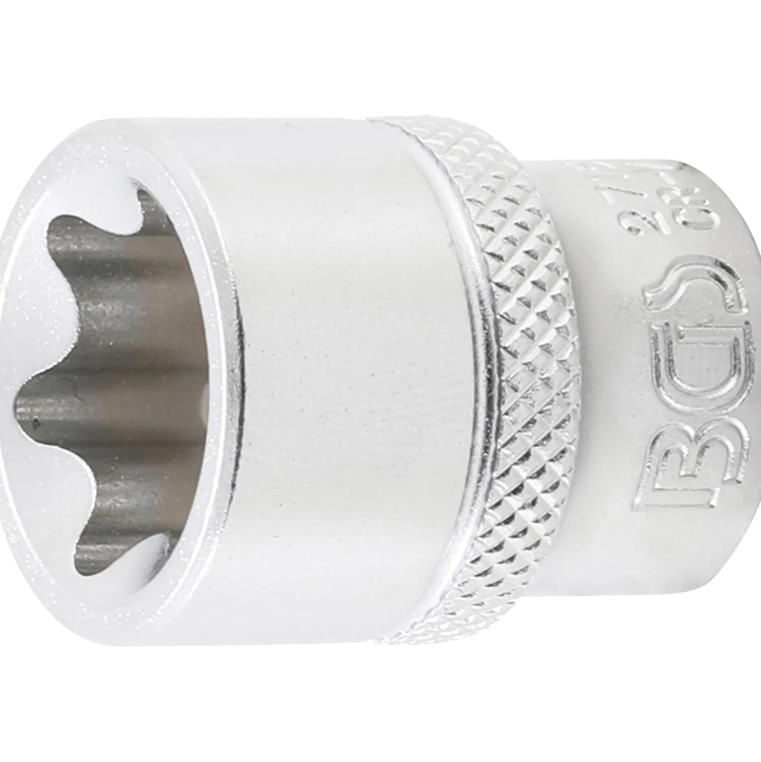 BGS Steckschlüssel-Einsatz E-Profil Antrieb Innenvierkant 10 mm (3/8") SW E20 - 2715