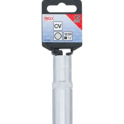 BGS Steckschlüssel-Einsatz Gear Lock tief Antrieb Innenvierkant 12,5 mm (1/2