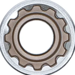 BGS Steckschlüssel-Einsatz Gear Lock tief Antrieb Innenvierkant 12,5 mm (1/2") SW 18 mm - 10258