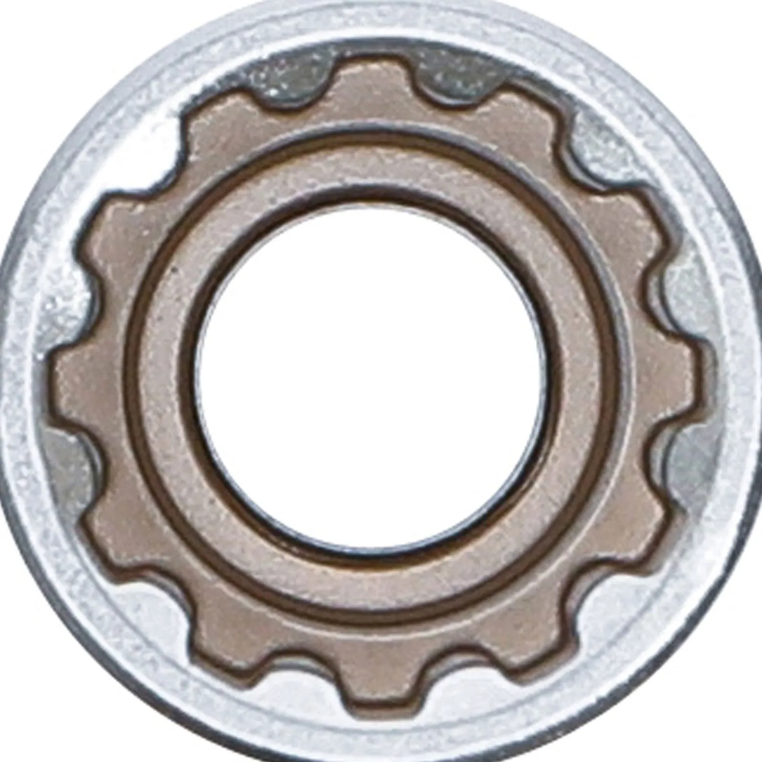 BGS Steckschlüssel-Einsatz Gear Lock tief Antrieb Innenvierkant 12,5 mm (1/2") SW 18 mm - 10258