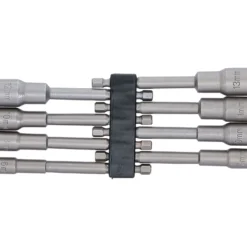 BGS Steckschlüssel-Einsatz-Satz Sechskant extra lang Antrieb Außensechskant 6,3 mm (1/4