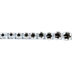 BGS Steckschlüssel-Einsatz-Satz E-Profil, tief Antrieb Innenvierkant 12,5 mm (1/2