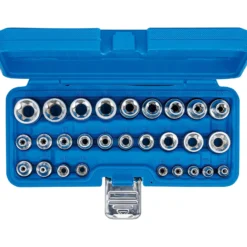 BGS Steckschlüssel-Einsatz-Satz E-Profil Antrieb Innenvierkant 6,3 mm 1/4