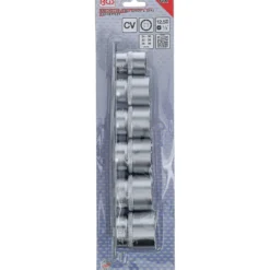 BGS Steckschlüssel-Einsatz-Satz Zwölfkant Antrieb Innenvierkant 12,5 mm (1/2