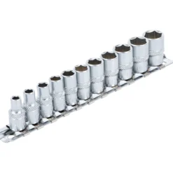 BGS Steckschlüssel-Einsatz-Satz Sechskant Antrieb Innenvierkant 6,3 mm (1/4