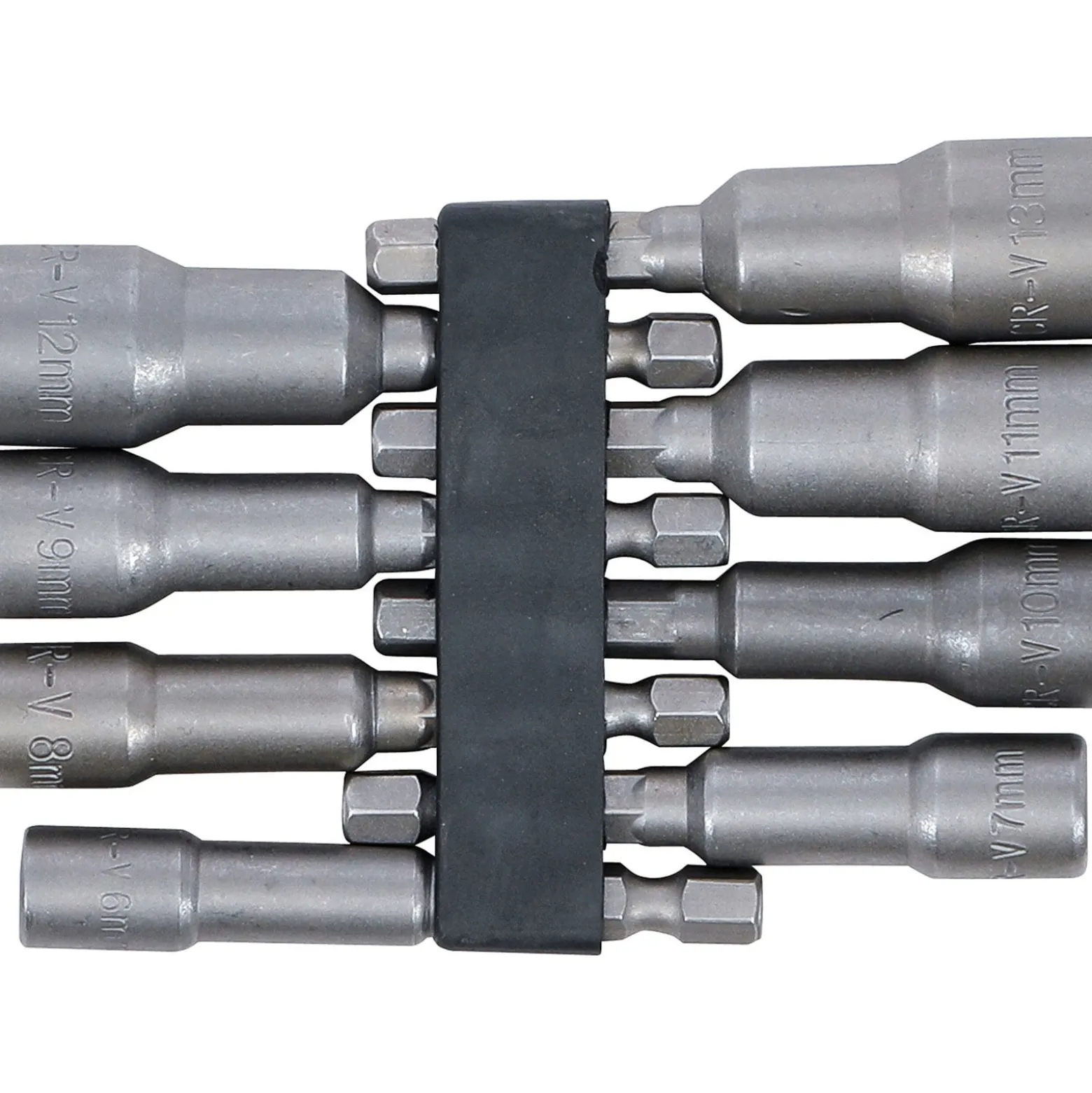 BGS Steckschlüssel-Einsatz-Satz Sechskant Antrieb Außensechskant 6,3 mm (1/4") SW 6 - 13 mm 8tlg. - 2758