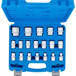 BGS Steckschlüssel-Einsatz-Satz Sechskant Antrieb Innenvierkant 12,5 mm (1/2