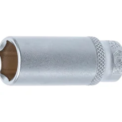 BGS Steckschlüssel-Einsatz Sechskant tief Antrieb Innenvierkant 6,3 mm (1/4") SW 14 mm - 10514