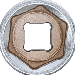 BGS Steckschlüssel-Einsatz Sechskant tief Antrieb Innenvierkant 6,3 mm (1/4") SW 14 mm - 10514