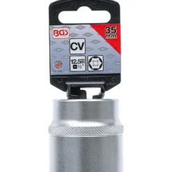 BGS Steckschlüssel-Einsatz Sechskant Antrieb Innenvierkant 12,5 mm (1/2") SW 35 mm - 2935