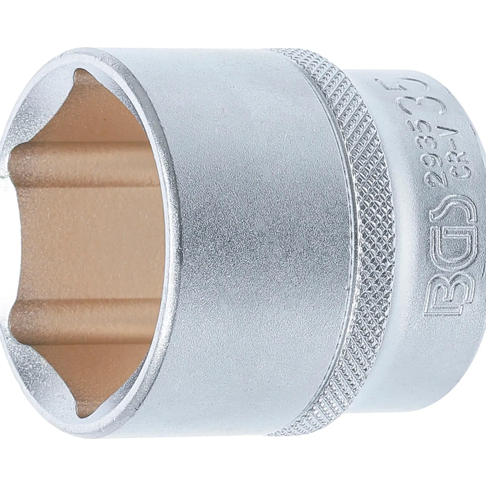 BGS Steckschlüssel-Einsatz Sechskant Antrieb Innenvierkant 12,5 mm (1/2") SW 35 mm - 2935