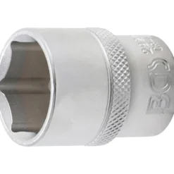 BGS Steckschlüssel-Einsatz Sechskant Antrieb Innenvierkant 12,5 mm (1/2") SW 22 mm - 2922