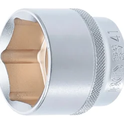 BGS Steckschlüssel-Einsatz Sechskant Antrieb Innenvierkant 12,5 mm (1/2") SW 41 mm - 2941