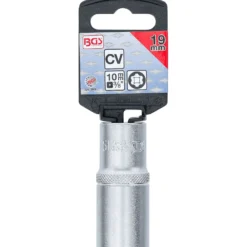 BGS Steckschlüssel-Einsatz Super Lock tief Antrieb Innenvierkant 10 mm (3/8") SW 19 mm - 2609