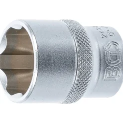 BGS Steckschlüssel-Einsatz Super Lock Antrieb Innenvierkant 12,5 mm (1/2") SW 22 mm - 2422