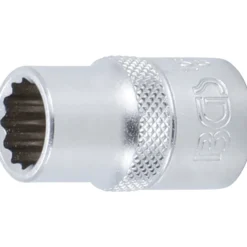 BGS Steckschlüssel-Einsatz Zwölfkant Antrieb Innenvierkant 12,5 mm (1/2") SW 1/2"- 10822