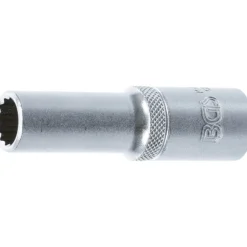 BGS Steckschlüssel-Einsatz Zwölfkant tief Antrieb Innenvierkant 12,5 mm (1/2") SW 12 mm - 10662