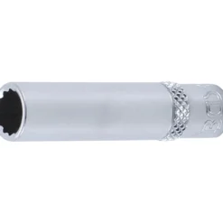BGS Steckschlüssel-Einsatz Zwölfkant tief Antrieb Innenvierkant 6,3 mm (1/4") SW 8 mm - 10708