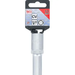 BGS Steckschlüssel-Einsatz Zwölfkant tief Antrieb Innenvierkant 12,5 mm (1/2") SW 11 mm - 9357