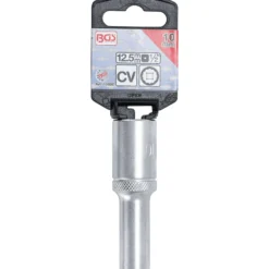 BGS Steckschlüssel-Einsatz Zwölfkant tief Antrieb Innenvierkant 12,5 mm (1/2") SW 10 mm - 10680