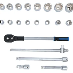 BGS Steckschlüssel-Satz Antrieb 20 mm (3/4") 21tlg. - 1207