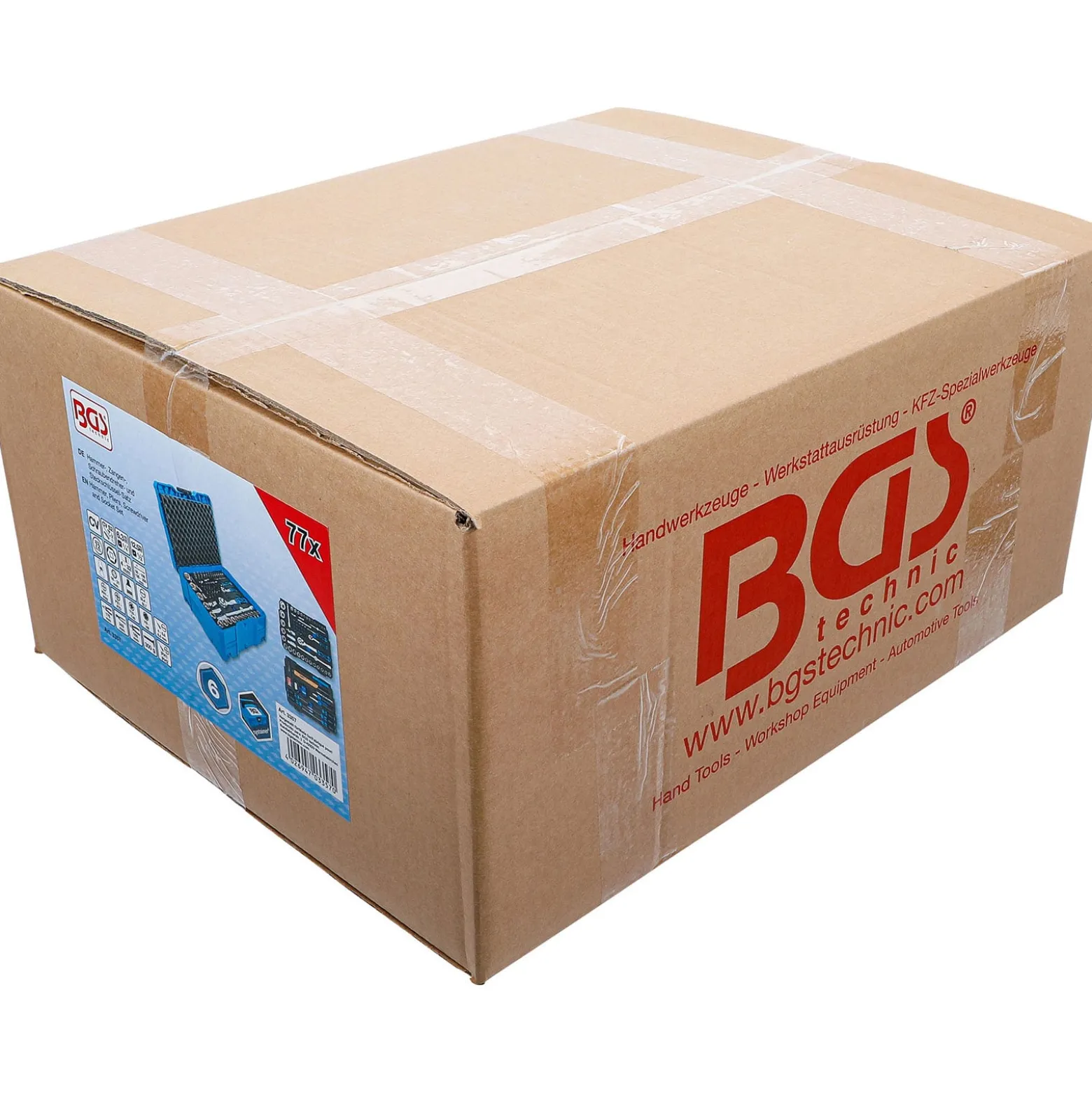 BGS Steckschlüssel- und Hammer- / Zangen- / Schraubendreher-Satz 6,3 mm (1/4") / 12,5 mm (1/2") BGS systainer® 77tlg. - 3357