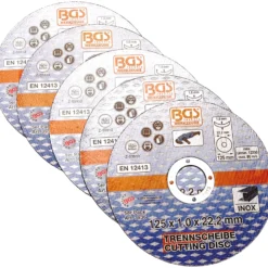 BGS Trennscheiben für Edelstahl Ø 125 x 1,0 x 22,2 mm 5tlg. - 3936