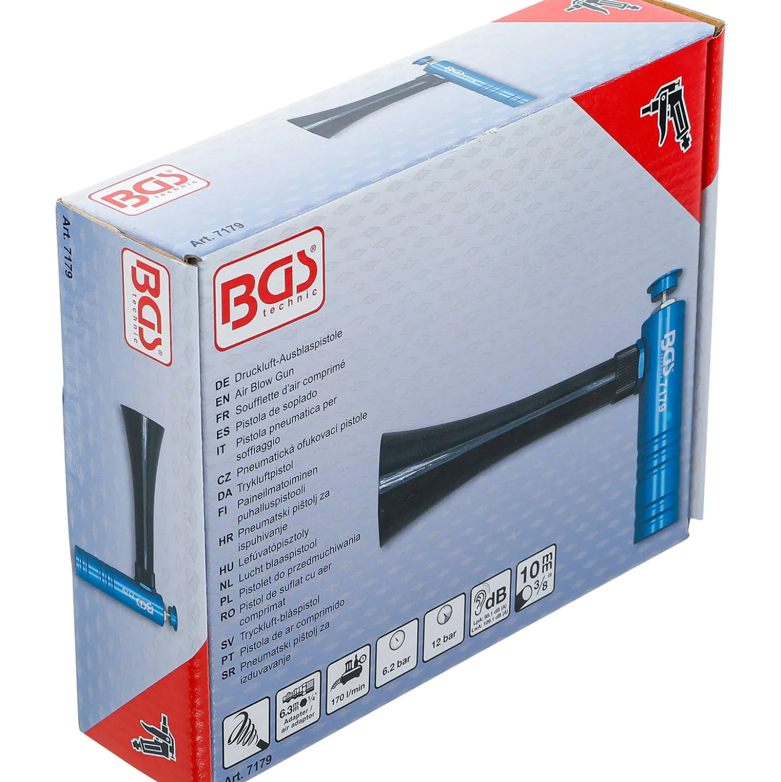 BGS Turbo-Druckluft-Ausblaspistole - 7179