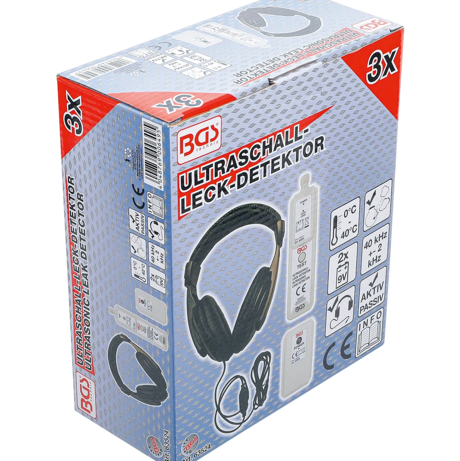 BGS Ultraschall-Leck-Detektor für Gas- / Luft- / Wasserbehälter - 63524