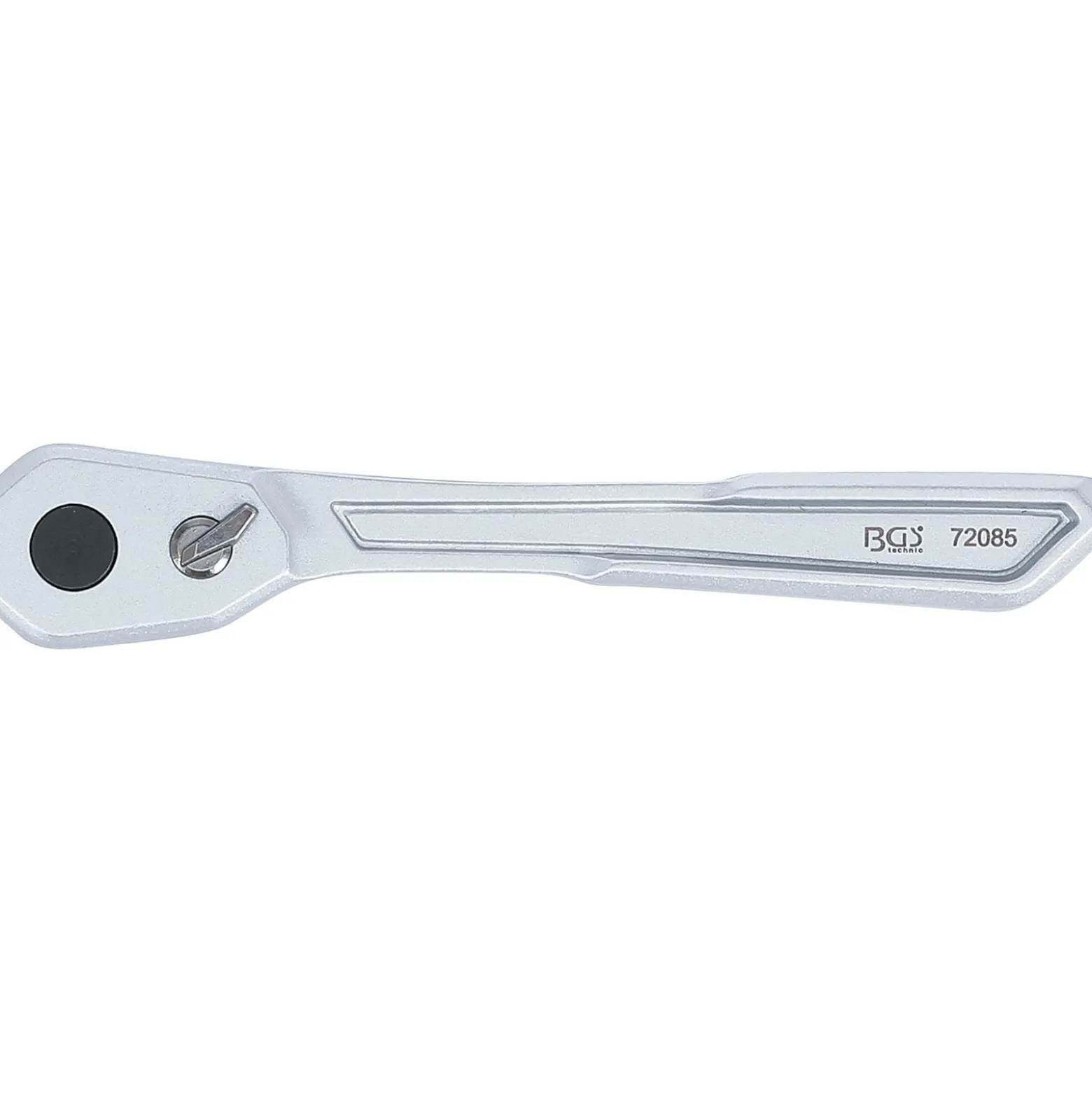 BGS Umschaltknarre extra flach feinverzahnt Abtrieb Außenvierkant 6,3 mm (1/4")- 72085
