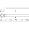 BGS VDE-Einringschlüssel tief gekröpft SW 30 mm - 72030