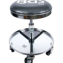 BGS Werkstatt-Arbeitssitz mit 5 Rollen Ø 360 mm - 8388