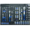 BGS 3/3 Werkstattwageneinlagen: 192-tlg Steckschlüssel-Satz Pro Torque - 4036