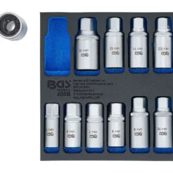 BGS Werkstattwageneinlage 1/6: Stehbolzen-Ausdreher-Satz 5 - 16 mm 11tlg. - 65515