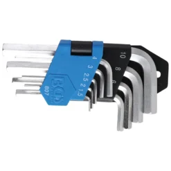 BGS Winkelschlüssel-Satz Innen-6-Kant 1.5-10 mm 9tlg. - 807