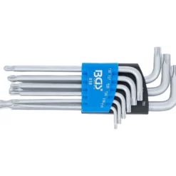 BGS Winkelschlüssel-Satz T-Profil (für Torx) mit Kugelkopf T10 - T50 mm 9tlg. - 818