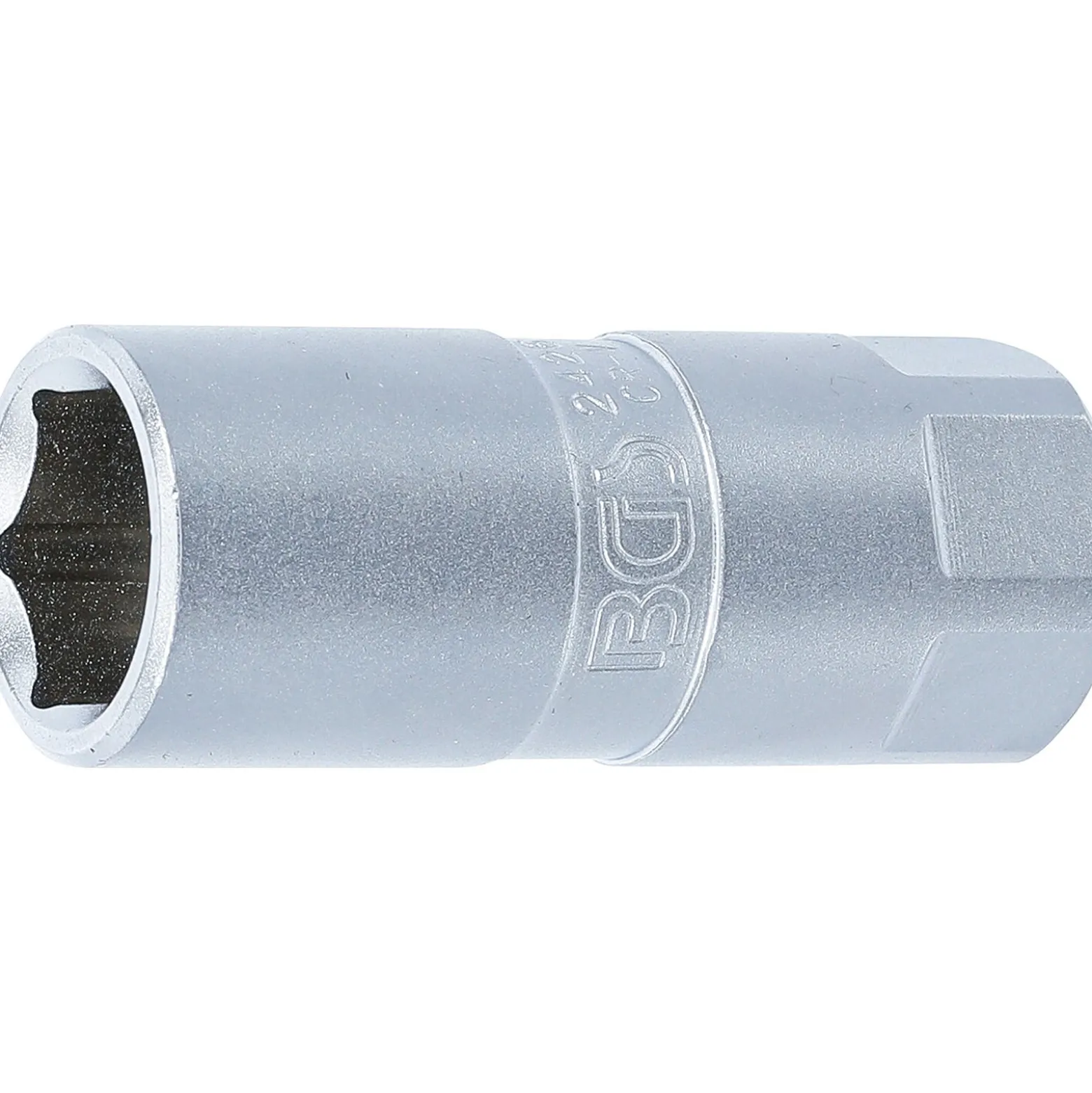 BGS Zündkerzen-Einsatz Sechskant Antrieb Innenvierkant 12,5 mm (1/2") SW 18 mm - 2426