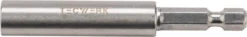 Bithalter 1/4 Zoll F 6,3 1/4 Zoll C 6,3 Magnet,Spreng-Ri L.75mm TECWERK